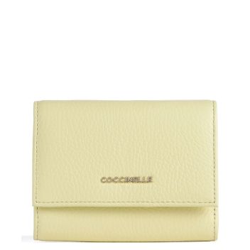 Coccinelle Metallic Soft Wallet yellow