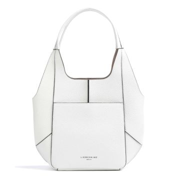 Liebeskind Lilly Heavy Pebble M Hobo bag white