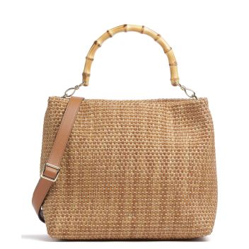 Abro Raffia Kaia Hobo bag light brown