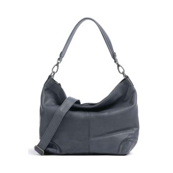 The Chesterfield Brand Washed Waxed Cow Bolivia Hobo bag navy