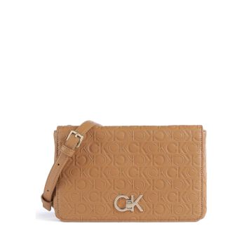 Calvin Klein Re-Lock Crossbody bag light brown