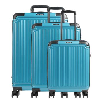 Travelite Cruise Suitcase set (4 wheels) turquoise