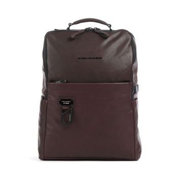 Piquadro Harper Laptop backpack dark brown