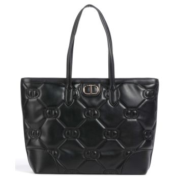 Twinset Signature Matelasse\' Tote bag black