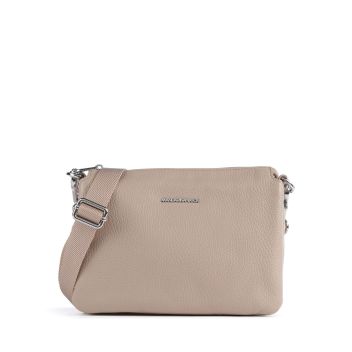 Mandarina Duck Mellow Leather Crossbody bag taupe