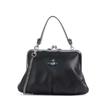 Vivienne Westwood Granny Nappa Frame Handbag black
