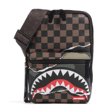 Sprayground Tear It Up Camo Crossbody bag black/brown