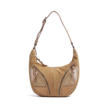 FredsBruder Wild Ones Hobo bag light brown