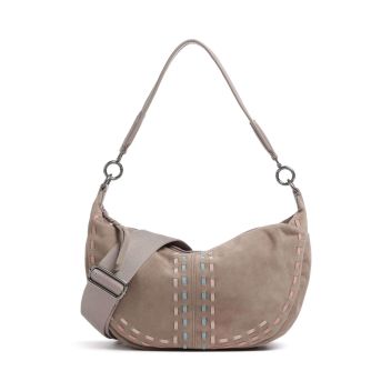 FredsBruder Life is a Midi Hobo bag taupe