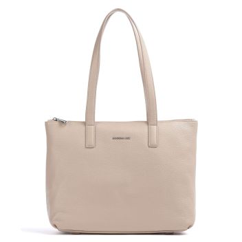 Mandarina Duck Mellow Leather Tote bag taupe