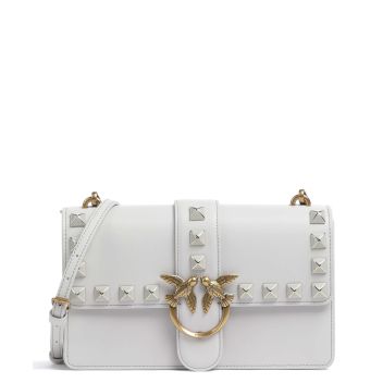 Pinko Love One Classic Crossbody bag light grey