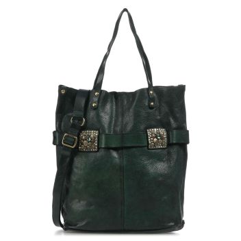 Campomaggi Prestige Tote bag dark green