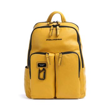 Piquadro Harper Laptop backpack yellow