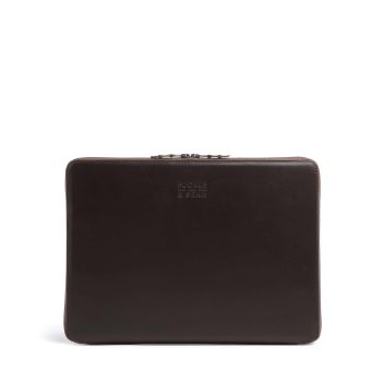 Buckle & Seam Ralph Laptop case dark brown