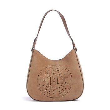 Karl Lagerfeld K/Circle Hobo bag light brown