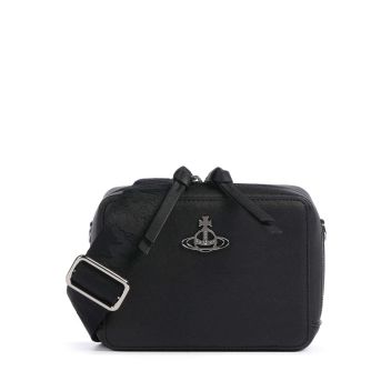 Vivienne Westwood Melih Saffiano Crossbody bag black
