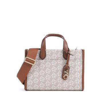 Michael Kors Gigi Handbag ivory/brown