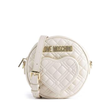 Love Moschino Quilted Crossbody bag ivory