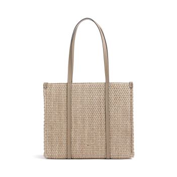 Abro Raffia Susanna Tote bag light brown