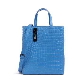 Liebeskind Paper Bag Waxy Croco M Handbag blue
