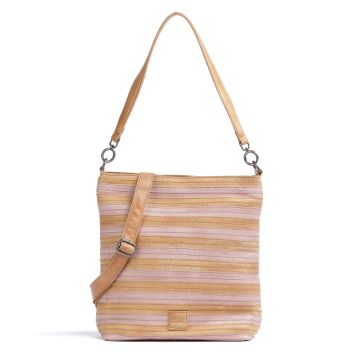 FredsBruder Good Mood Hobo bag brown/rose