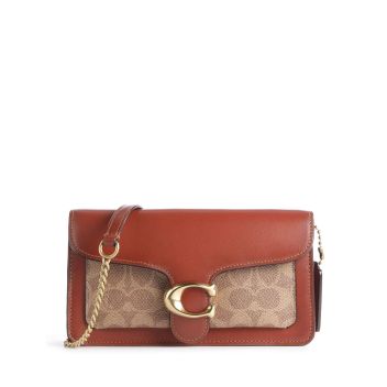 Coach Tabby Chain Crossbody bag brown/beige