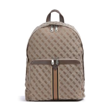 Guess Milano 4G Jacquard Stripe Backpack brown