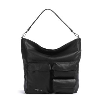 Liebeskind LK 204 Archive 3D Leather Hobo bag black