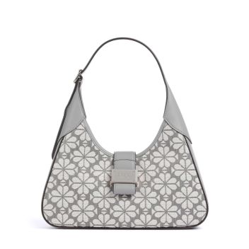 Kate Spade New York Spade Flower Jacquard Shoulder bag grey