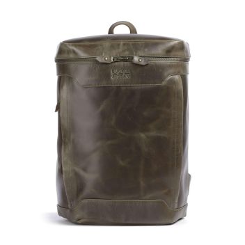 Buckle & Seam Crazy Horse Siwa Backpack olive-green