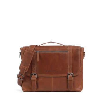 The Chesterfield Brand Veneto Briefcase cognac