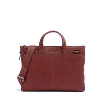 Piquadro Black Square Briefcase tobacco