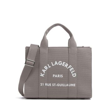 Karl Lagerfeld K/Rue St Guillaume Medium Handbag grey