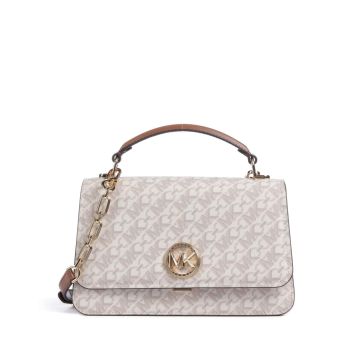 Michael Kors Delancey Handbag ivory/brown