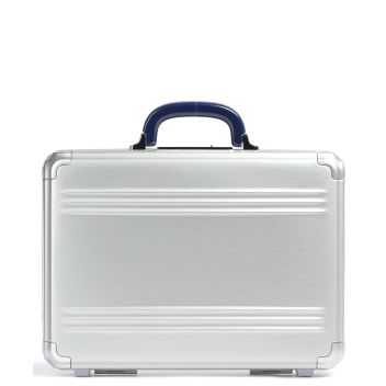 Zero Halliburton ZH Pursuit Aluminum Collection Briefcase silver