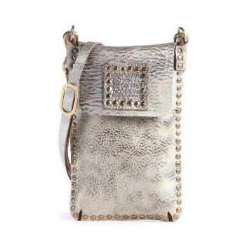 Campomaggi Phone bag platinum