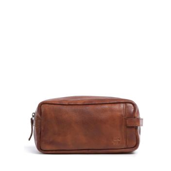 Spikes & Sparrow Apache Toiletry bag brown