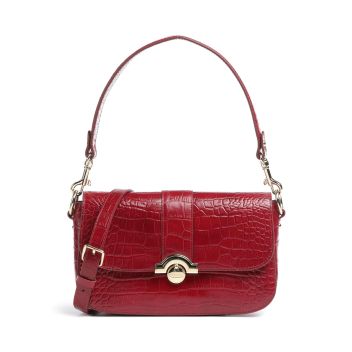 Lancaster Exotic Croco CN Shoulder bag red