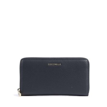 Coccinelle Metallic Soft Wallet dark blue