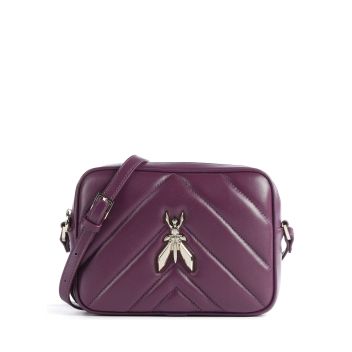 Patrizia Pepe Fly Quilted Crossbody bag violet