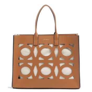 Coccinelle Monogram Slice Tote bag brown