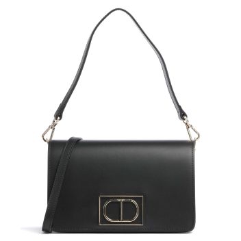 Twinset Basic Leather Shoulder bag black
