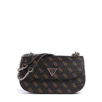 Guess Erica Eco Shoulder bag dark brown