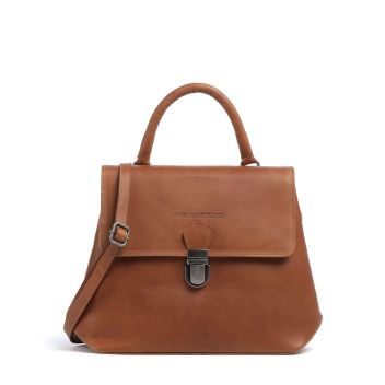 The Chesterfield Brand Wax Pull Up Cow Angera Handbag cognac