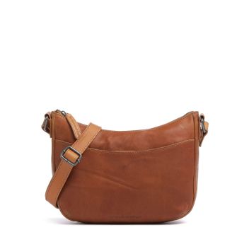 The Chesterfield Brand Cow Wax Pull Up Henderson Crossbody bag cognac