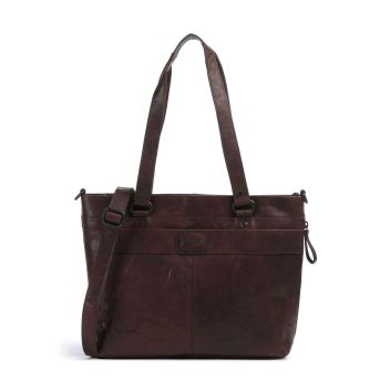 Spikes & Sparrow Bronco Lavendar Tote bag dark brown