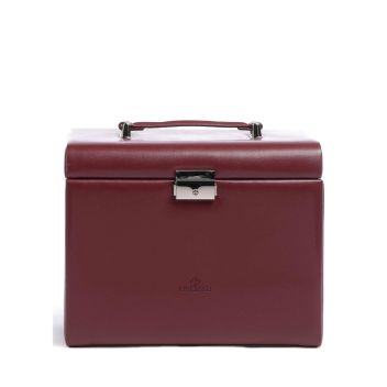Windrose Merino 5 Etagen Jewelry box red