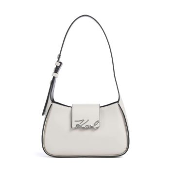 Karl Lagerfeld K/Signature Shoulder bag ivory
