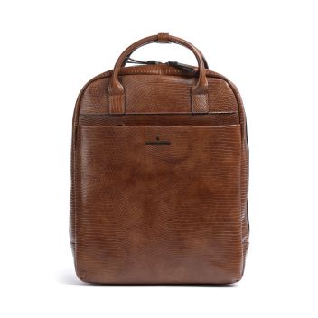Castelijn & Beerens Donna RFID Laptop backpack cognac