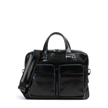 Piquadro Blue Square Briefcase black